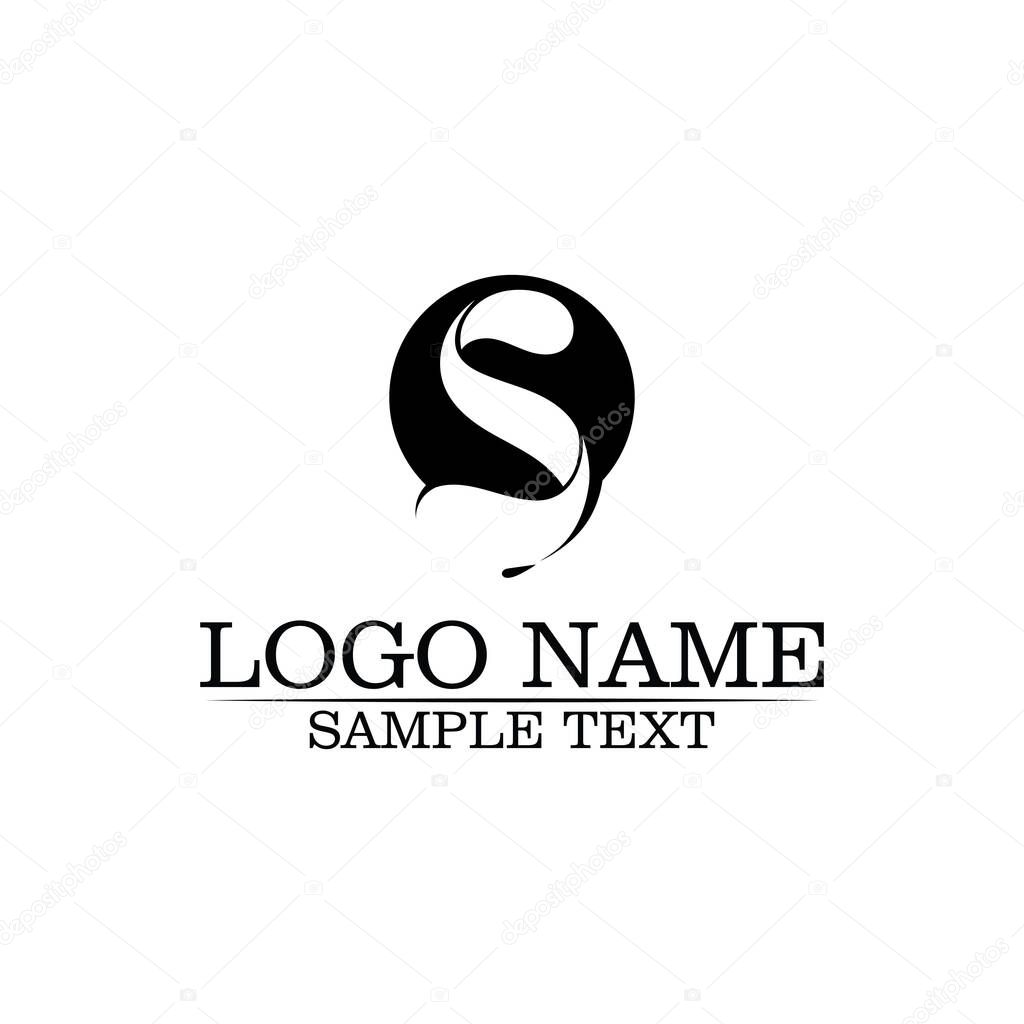 Business corporate letter S logo design vecto