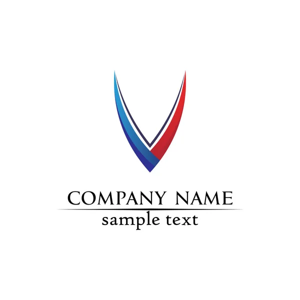 Logotipo Corporativo Design Vetor Letras Logotipo Negócio Símbolos Modelo — Vetor de Stock