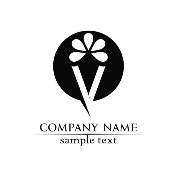 Logo Corporate Design Vector Letters Business Logo Symbolen Sjabloon — Stockvector