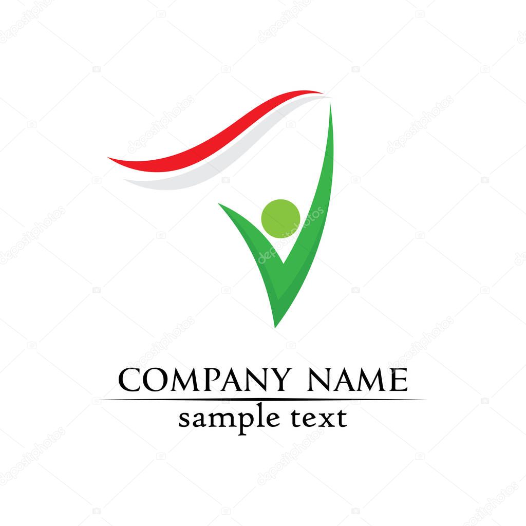 V logo corporate design vector V letters business logo and symbols template