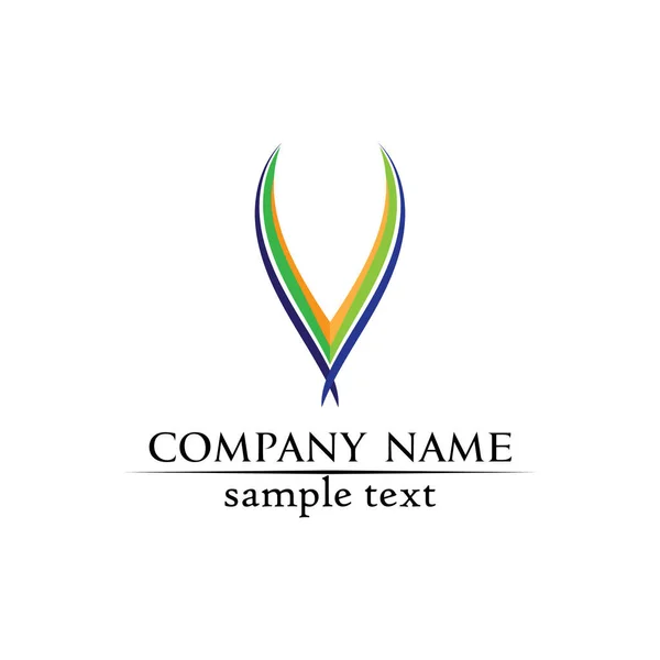 Logo Diseño Corporativo Vector Letras Negocio Logotipo Símbolos Plantilla — Archivo Imágenes Vectoriales