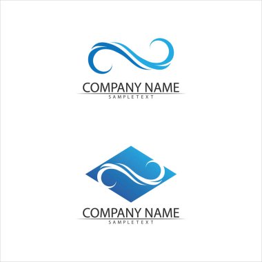 su damlası Logo Şablonu vektör çizimi tasarımı