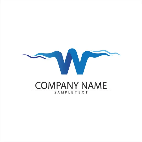 Wasser Tropfen Logo Vorlage Vektor Illustration Design — Stockvektor