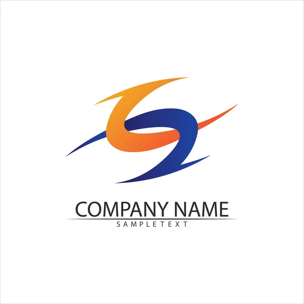 Business Corporate Letter Logo Ontwerp Vector — Stockvector