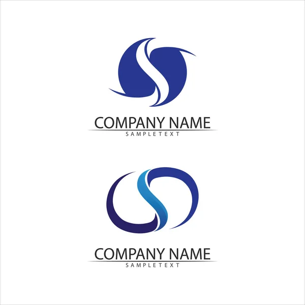 Empresa Corporativa Letra Logo Diseño Vector — Vector de stock