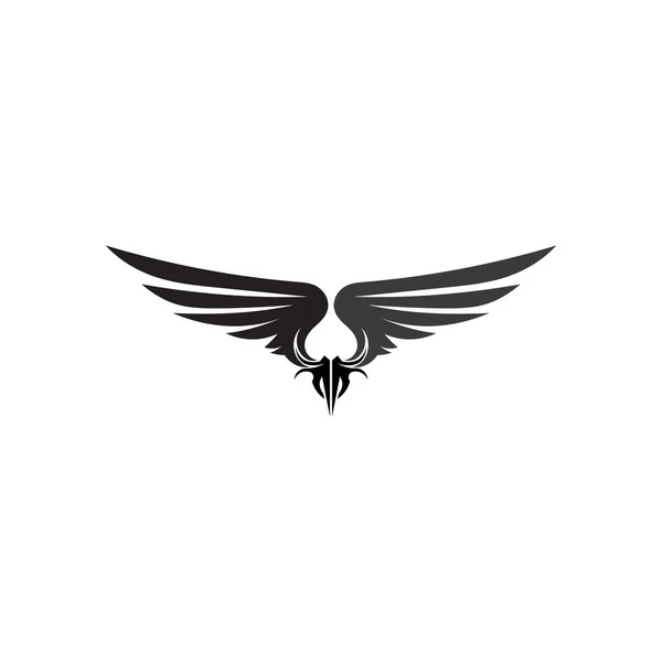 Сокіл Крила Логотип Шаблон Векторний Дизайн Логотипу — стоковий вектор