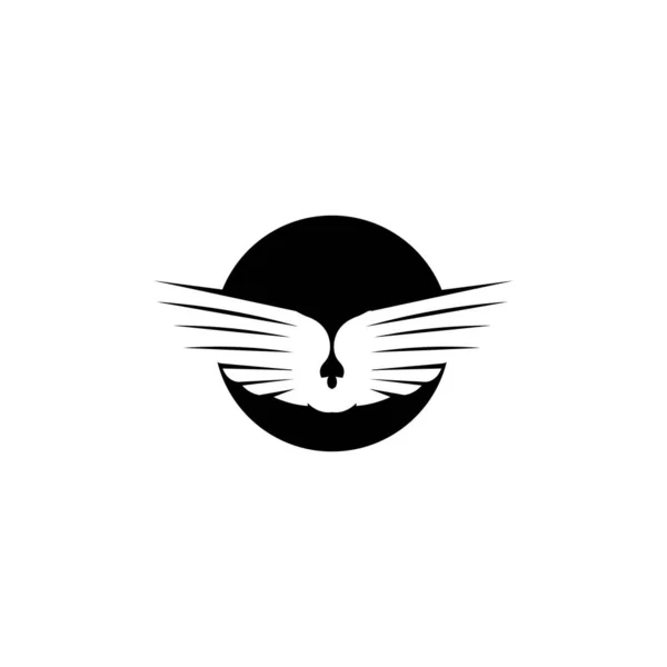 Falcon Wings Logo Template Vectoriel Icône Logo Design — Image vectorielle