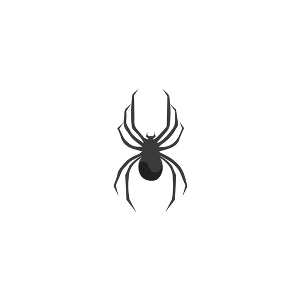 Logo Van Spinvector Insectendier — Stockvector