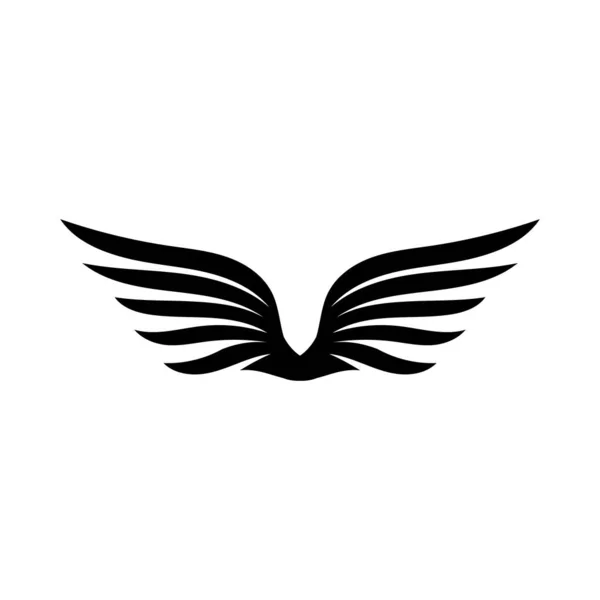 Falcon Wings Logo Template Vectoriel Icône Logo Design — Image vectorielle