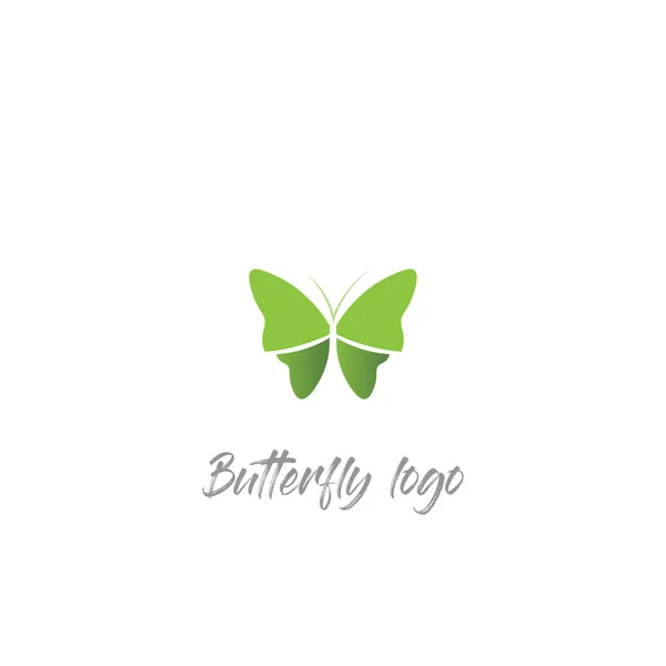 Vector Mariposa Conceptual Simple Icono Colorido Logo Vector Animal — Vector de stock