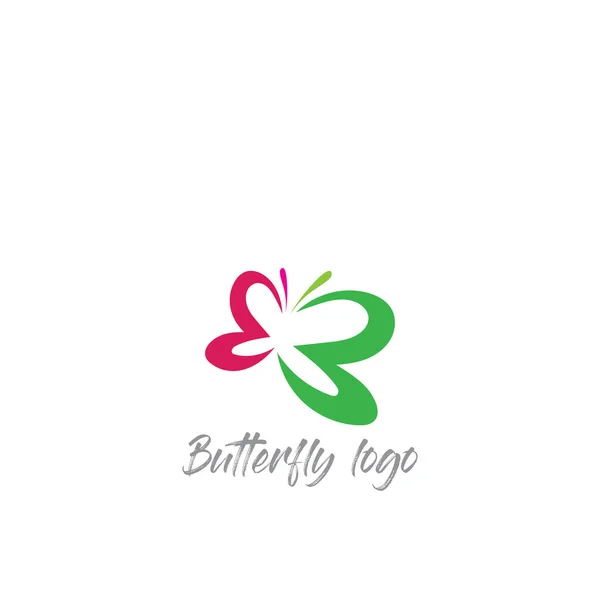 Vector Papillon Conceptuel Simple Icône Colorée Logo Vector Animal — Image vectorielle