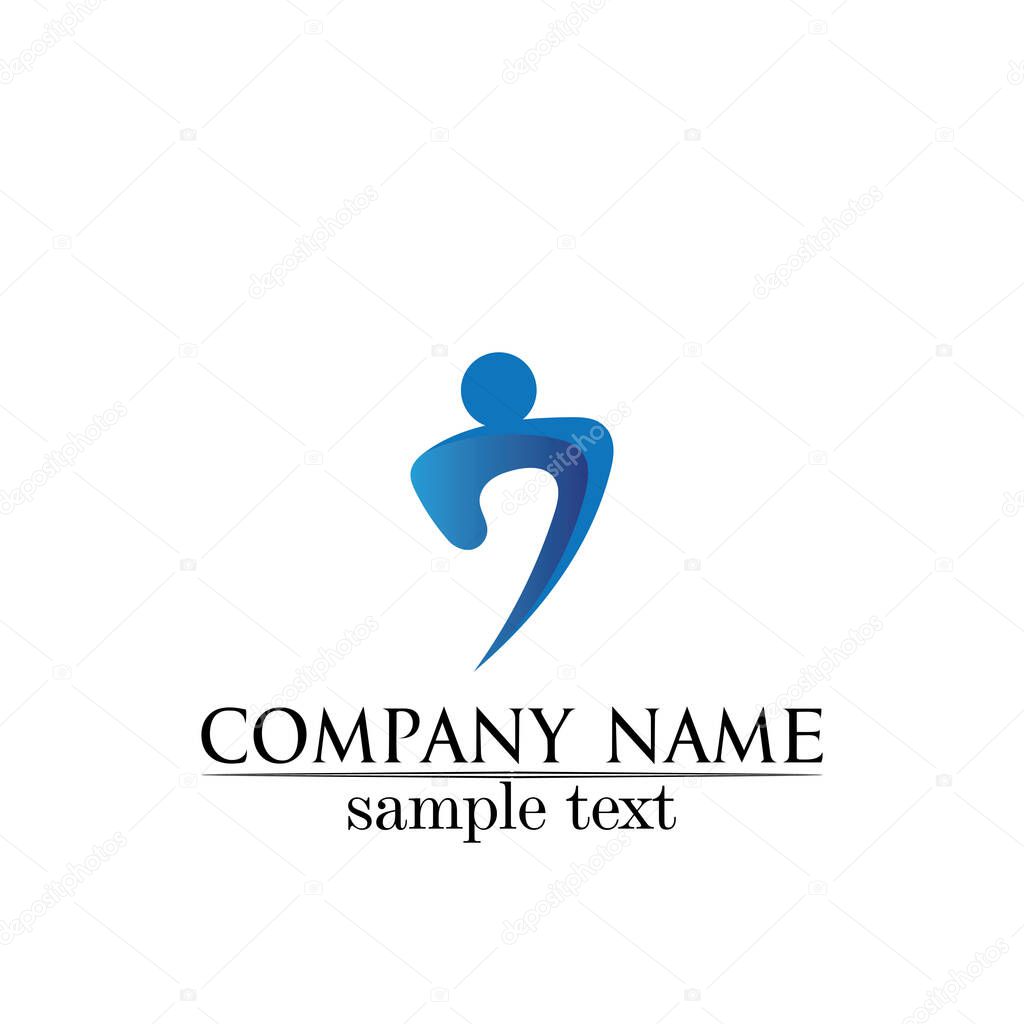 Community Care Logo People Icons In Circle Vector Concept Engagement Togetherness