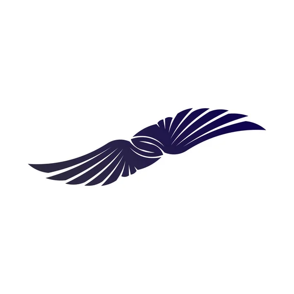 Falcon Wings Logo Plantilla Vector Icono Logo Diseño — Vector de stock