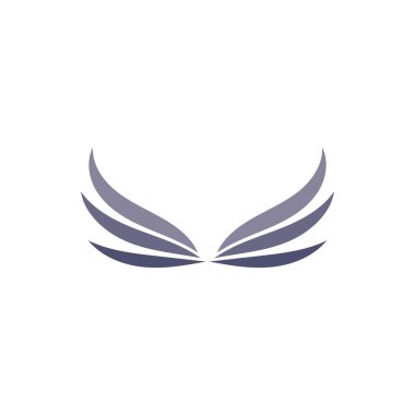 Falcon Wings Logo Şablonu vektör logo tasarımı