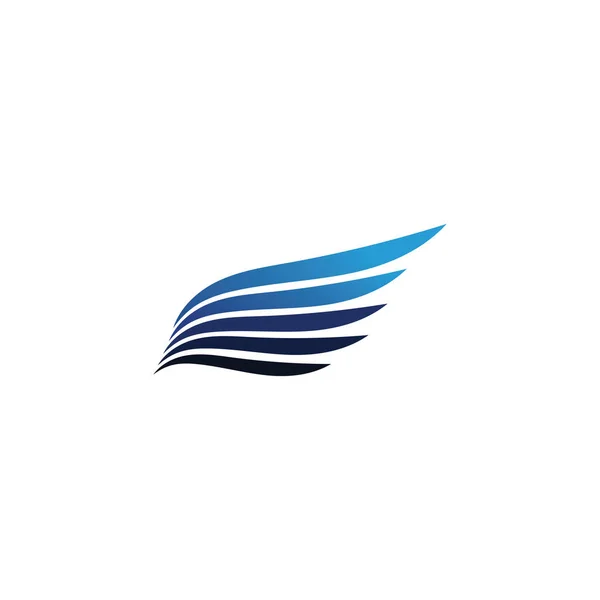 Falcon Asas Logo Template Vetor Ícone Logotipo Design — Vetor de Stock
