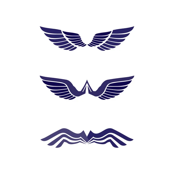 Falcon Wings Logo Şablonu vektör logo tasarımı
