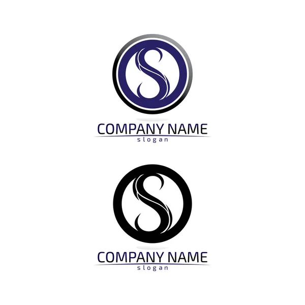 Carta Corporativa Negócios Logo Design Vector — Vetor de Stock