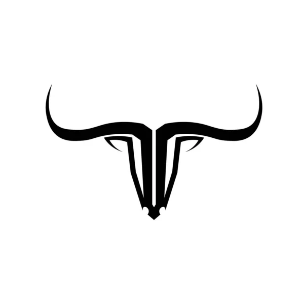 Stierhorn Logo Und Symbolvorlagen Symbole App — Stockvektor