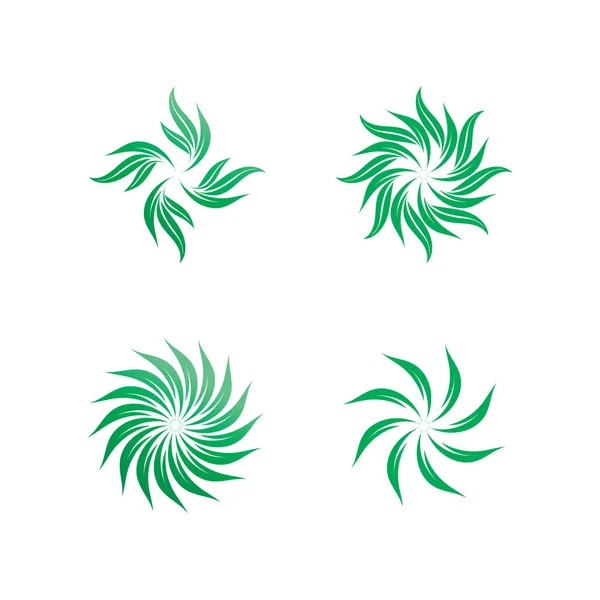 Boom Blad Vector Logo Ontwerp Eco Vriendelijk Concept — Stockvector