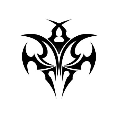 kabile etnik dövme ikonu vektör illüstrasyon tasarımı