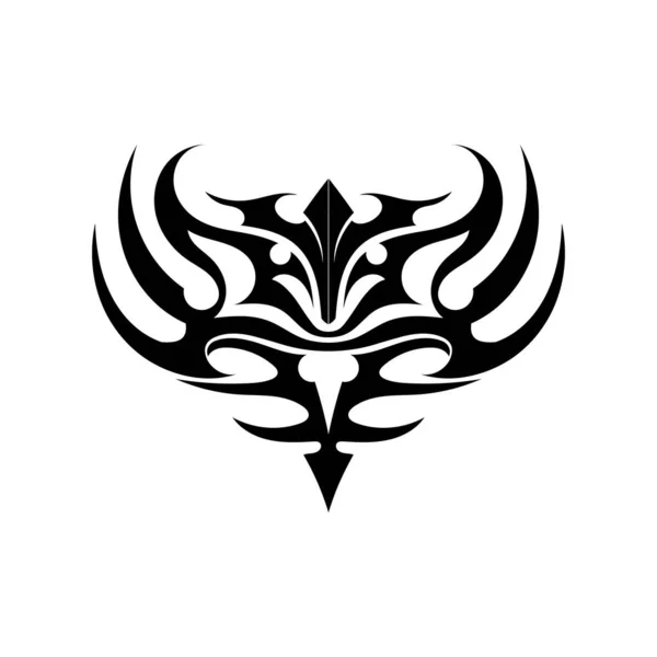 Kmenové Etnické Tetování Ikona Vektorové Ilustrace Design — Stockový vektor
