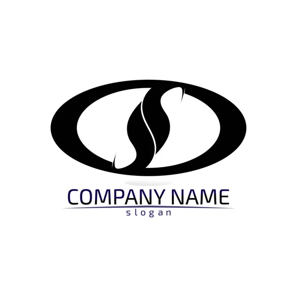 Carta Corporativa Negócios Logo Design Vector — Vetor de Stock