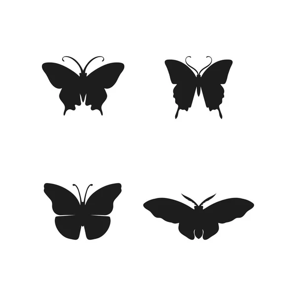 Vector Papillon Conceptuel Simple Icône Colorée Logo Vector Animal — Image vectorielle