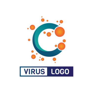 Virüs Corona virüs vektörü ve maske tasarımı logo viral vektörü ve tasarım simgesi