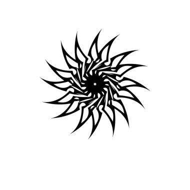 kabile etnik dövme ikonu vektör illüstrasyon tasarımı