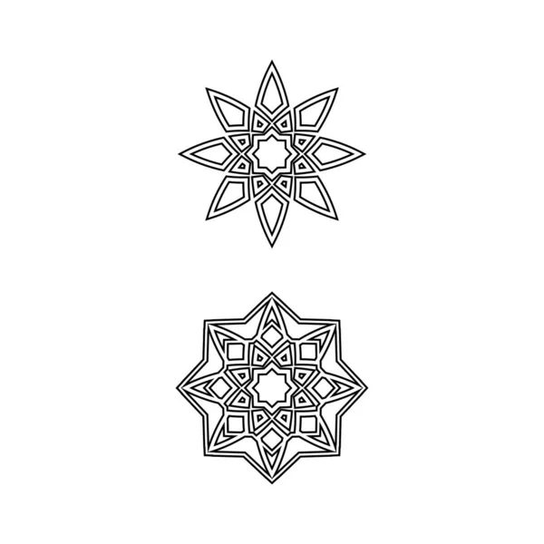 Дизайн Векторной Иллюстрации Иконы Племенной Этнической Татуировки — стоковый вектор