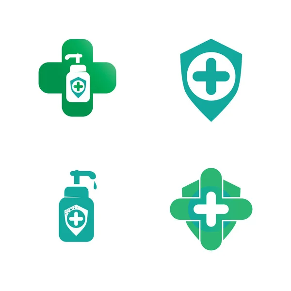 Hand Care Logo Template Vector Icon Busines — Stock Vector