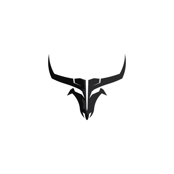 Булл Рог Логотип Шаблон Символов Иконки Приложения — стоковый вектор