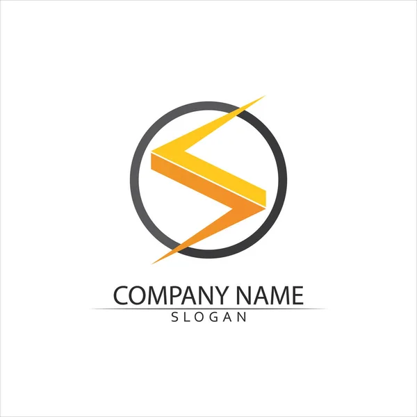 Business Aziendale Lettera Logo Vettoriale Progettazione — Vettoriale Stock