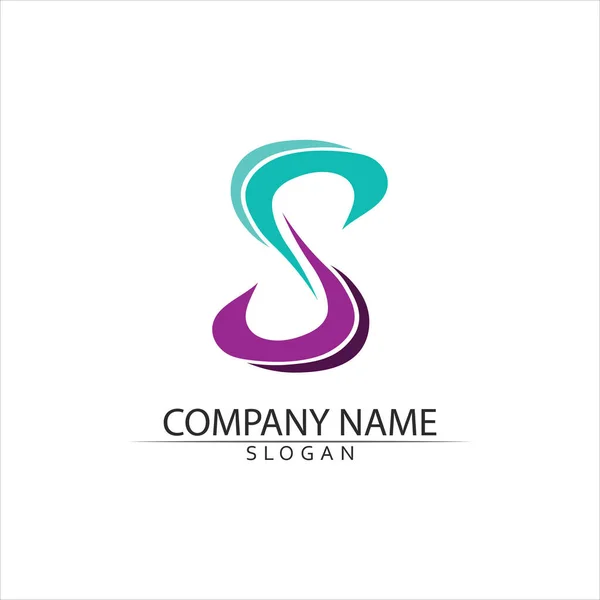 Unternehmen Brief Logo Design Vektor — Stockvektor