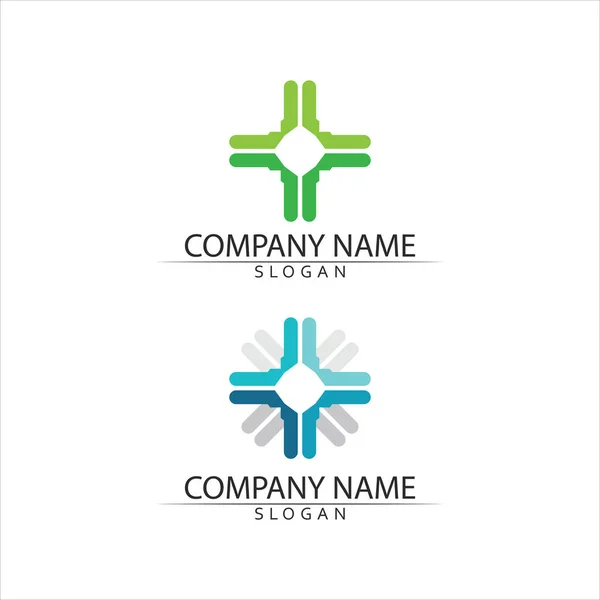 Personagem Humano Logotipo Sinal Ilustração Vetor Design — Vetor de Stock