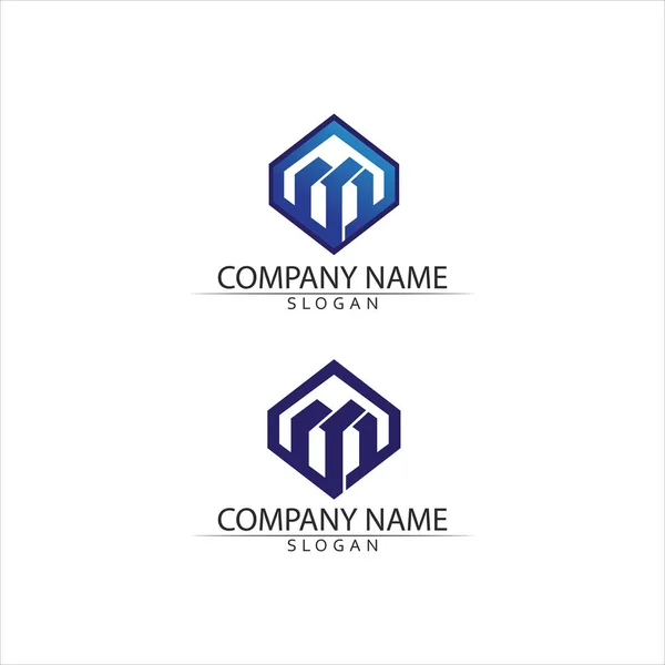 Letter Logo Template Vector Illustration Design — Stock Vector