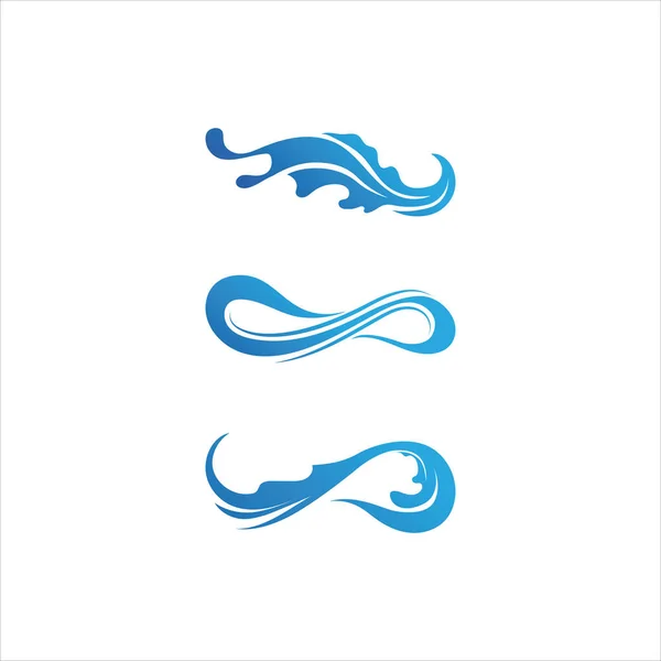 Gota Água Logotipo Modelo Vetor Ilustração Design — Vetor de Stock