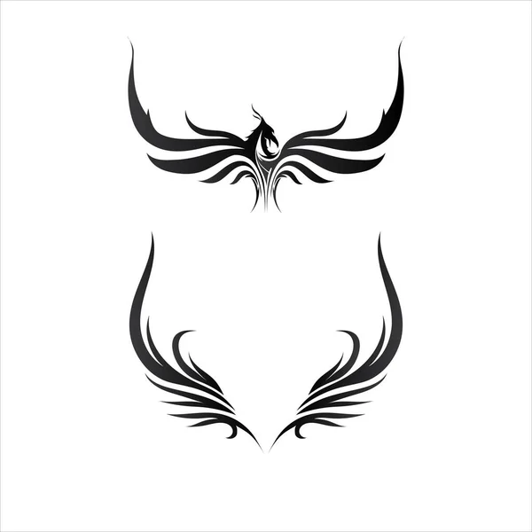 Конструкция Векторной Иллюстрации Логотипом Falcon — стоковый вектор