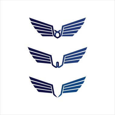 Falcon Logo Şablonu vektör çizimi tasarımı