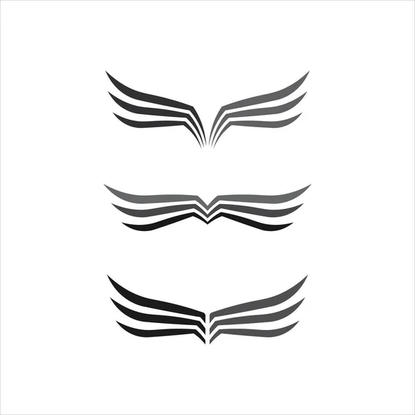 Falcon Logo Mall Vektor Illustration Design — Stock vektor