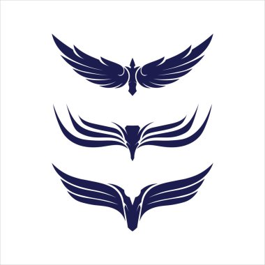 Falcon Logo Şablonu vektör çizimi tasarımı
