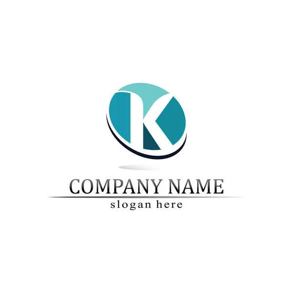 Logo Design Letter Font Concept Business Logo Wektor Projekt Początkowa — Wektor stockowy