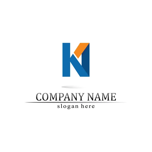 Logo Design Lettre Font Concept Business Logo Vecteur Design Entreprise — Image vectorielle