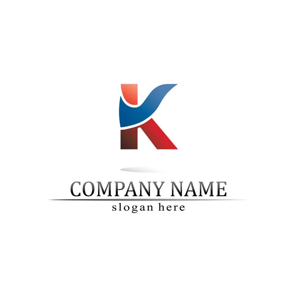 Logo Design Letter Font Concept Business Logo Vector Και Αρχική — Διανυσματικό Αρχείο