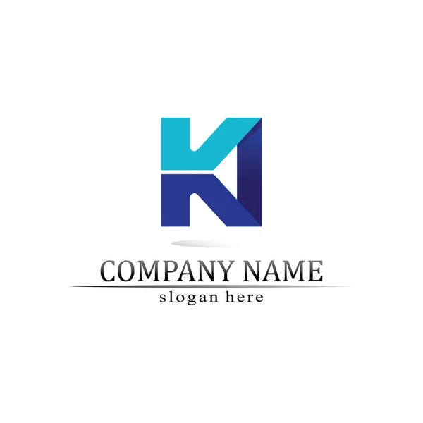Logo Tasarımı Harfi Yazı Tipi Kavramı Logo Vektörü Başlangıç Şirketi — Stok Vektör