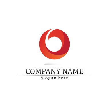 O logo İş Teknolojisi Çemberi logosu ve sembolleri Vektör Tasarımı Grafiği
