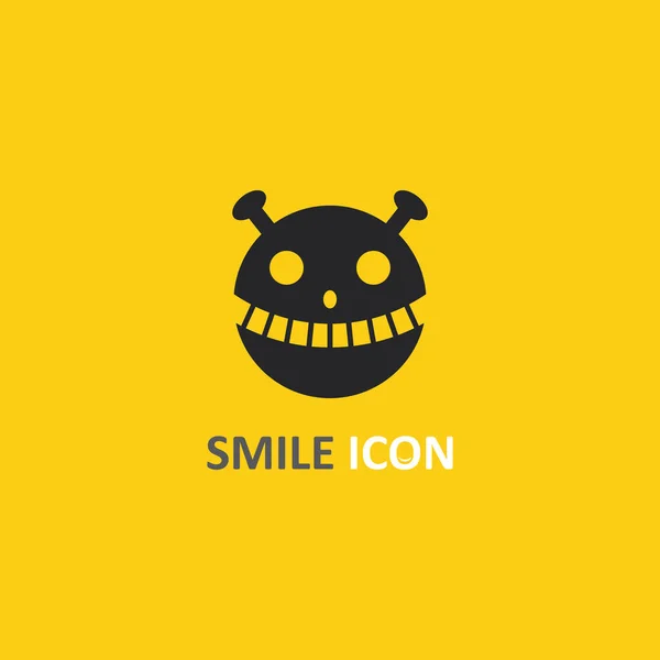 Smile Icon Smile Logo Vektor Design Happy Emoticon Unternehmen Lustiges — Stockvektor