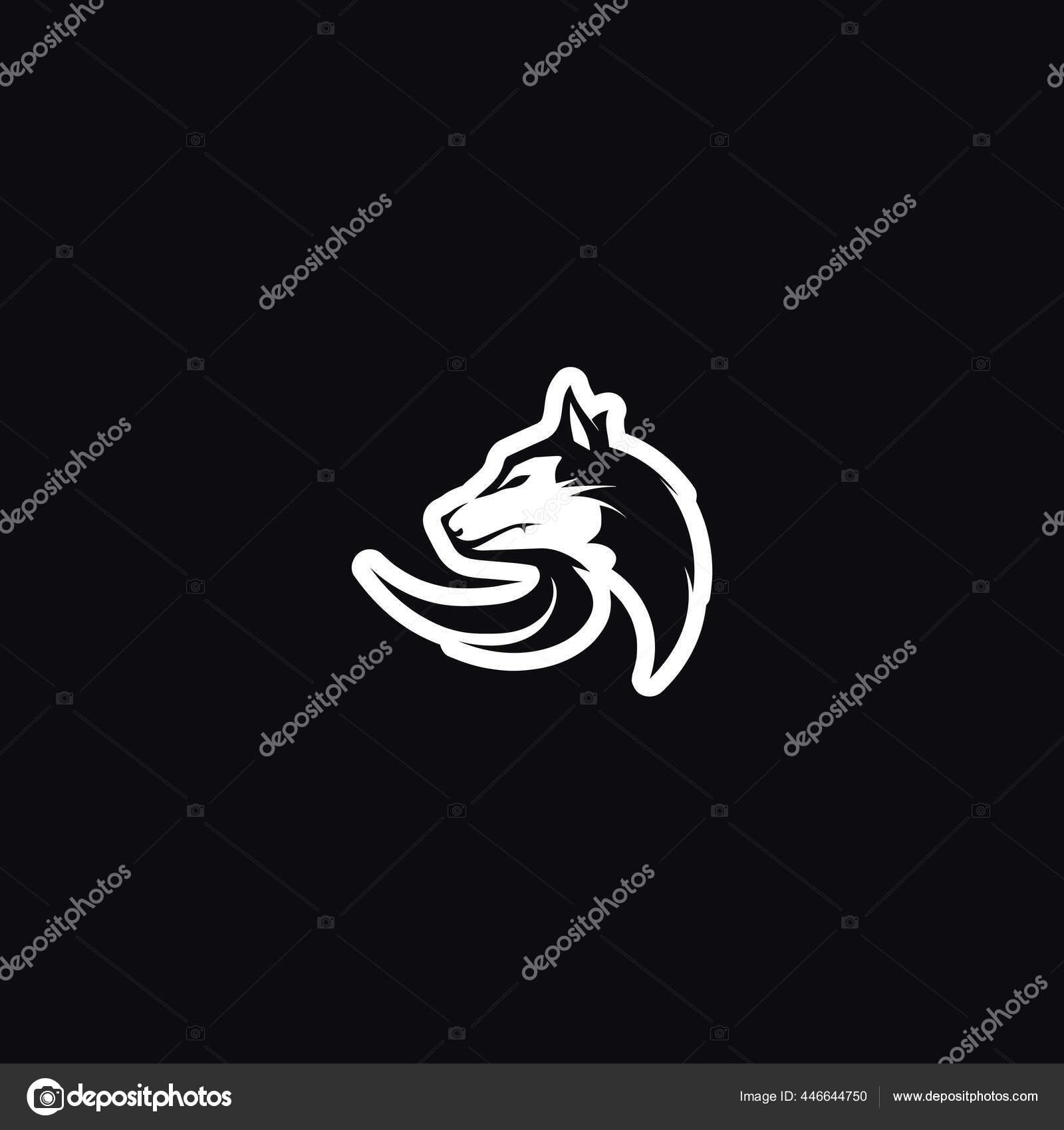 狼的标识狼的头动物的兽医和标识设计野狗图解游戏标识符号摘要图库矢量图©Anggawork 446644750, image size:1600x1700