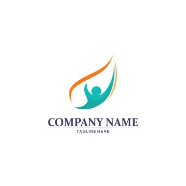 Halkın logosu, ekibi, başarısı, çalışanlar, grup ve topluluk, şirket ve iş logosu vektörü ve tasarım bakımı, aile simgesi logosu başarısı