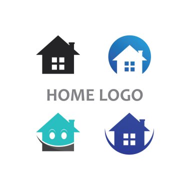 Emlak ve ev binaları vektör logo şablonları